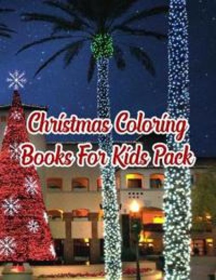 Christmas Coloring Books For Kids Pack