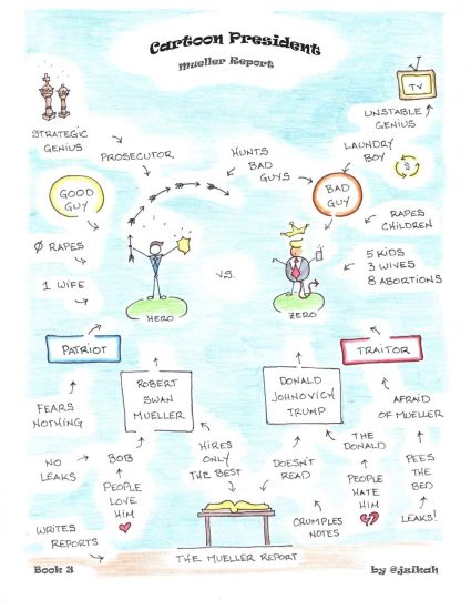 Cartoon President: Mueller Report - Book 3