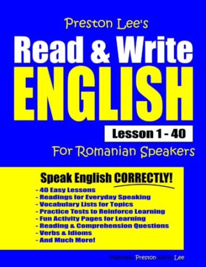 Preston Lee's Read & Write English Lesson 1 - 40 For Romanian Speakers