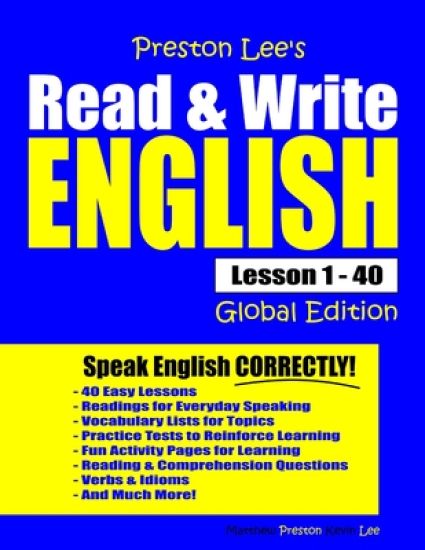 Preston Lee's Read & Write English Lesson 1 - 40 Global Edition