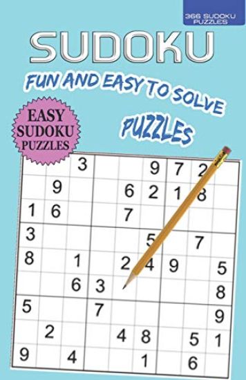 366 Fun And Easy to Solve SUDOKU Puzzles: Suitable for the vision impaired, easy one puzzle per day puzzle book by deVen for 2020 with puzzles and sol