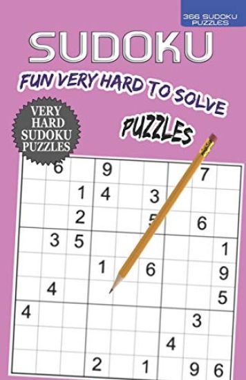 366 Fun Very Hard to Solve SUDOKU Puzzles: This fun, but very hard 4 star, one puzzle per day puzzle book by deVen is for the whole year 2020 and is a