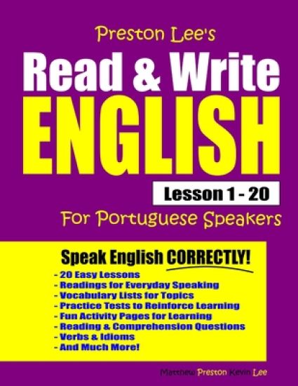 Preston Lee's Read & Write English Lesson 1 - 20 For Portuguese Speakers