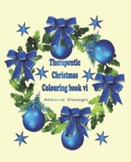 Therapeutic Christmas Colouring book VI