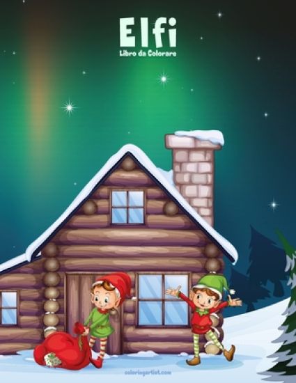 Elfi Libro da Colorare