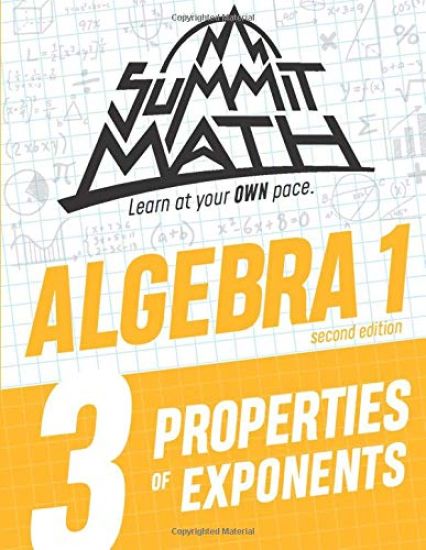 Summit Math Algebra 1 Book 3