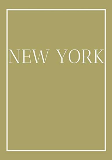 New York: A colorful decorative book for coffee tables, end tables, bookshelves and interior design styling Stack city books to