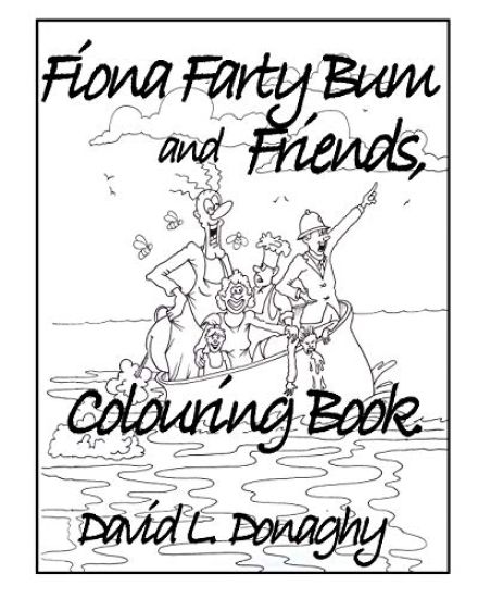 Fiona Farty Bum and friends colouring book