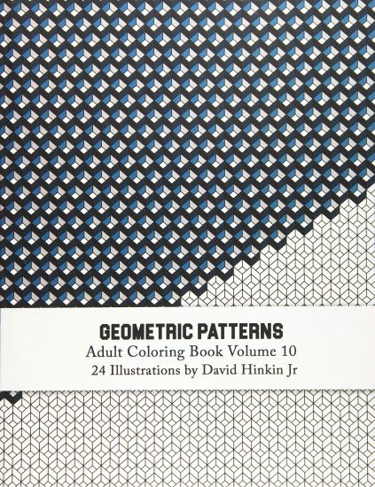 Geometric Patterns - Adult Coloring Book Vol. 10