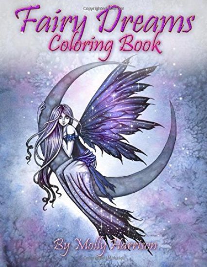 Fairy Dreams Coloring Book - by Molly Harrison