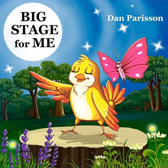 Big Stage for Me: Book about self-confidence and friendship. Great for learning to believe in yourself, and show empathy and support. Pi