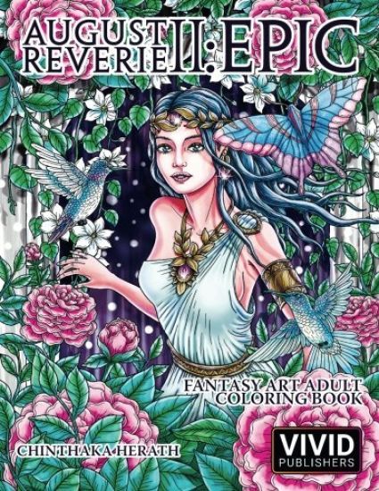 August Reverie 2: Epic - Fantasy Art Adult Coloring Book