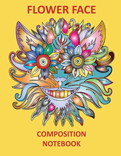 Flower Face Composition Notebook