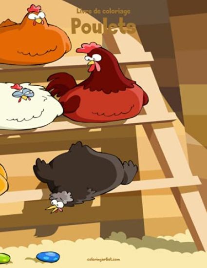 Livre de coloriage Poulets 3 & 4