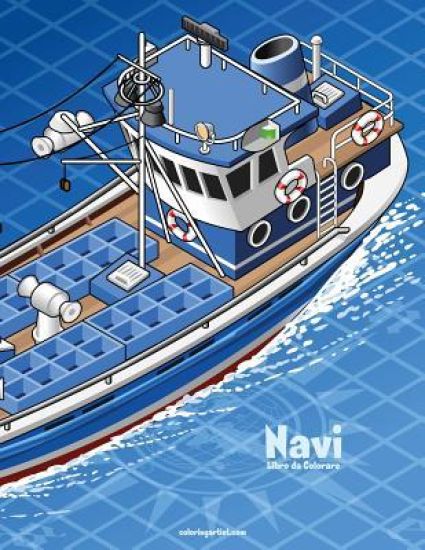 Navi Libro da Colorare 1