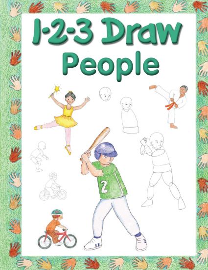 123 Draw People: A step by step drawing guide for young artists