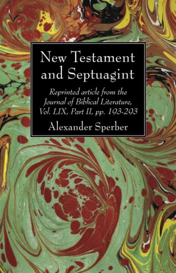 New Testament and Septuagint
