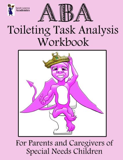 ABA Toileting Task Analysis Workbook: (pink)