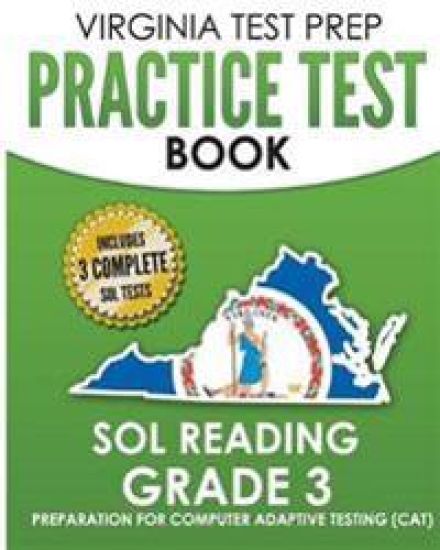 VIRGINIA TEST PREP Practice Test Book SOL Reading Grade 3