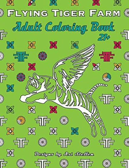 Flying Tiger Farm Adult Coloring Book
