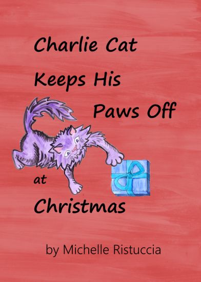 Charlie Cat Keeps His Paws Off at Christmas