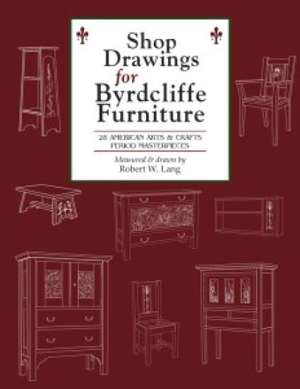 Shop Drawings for Byrdcliffe Furniture