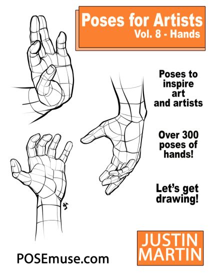 Poses for Artists Volume 8 Hands