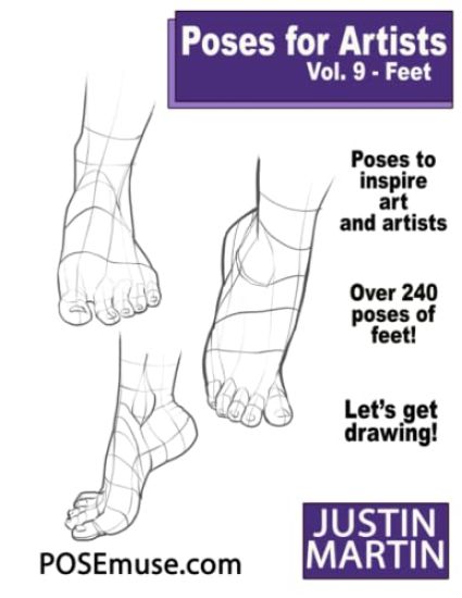 Poses for Artists Volume 9 Feet