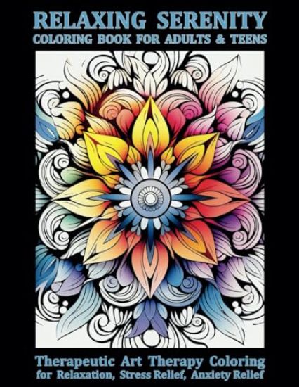 Relaxing Serenity Coloring Book For Adults & Teens