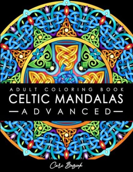 Celtic Mandalas - Advanced - adult coloring book