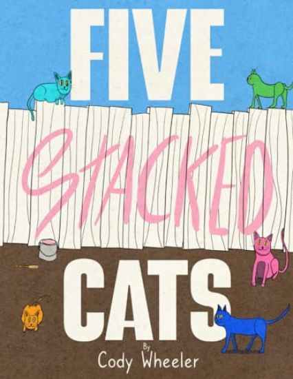 Five Stacked Cats