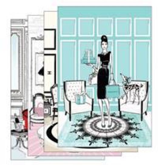 Fashion House 4 Mini Notebooks