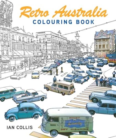 Retro Australia Colouring Book