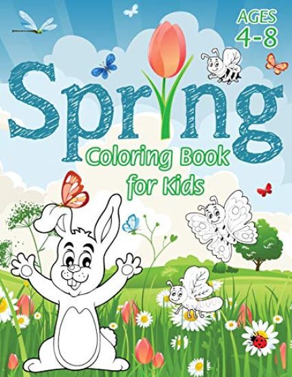 Spring Coloring Book for Kids