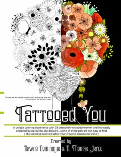 Tattooed You, Adult Coloring Book