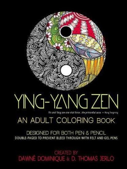 Yin-Yang Zen, Adult Coloring Book