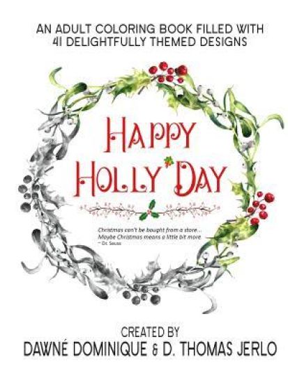 Happy Holly'Day Adult Coloring Book