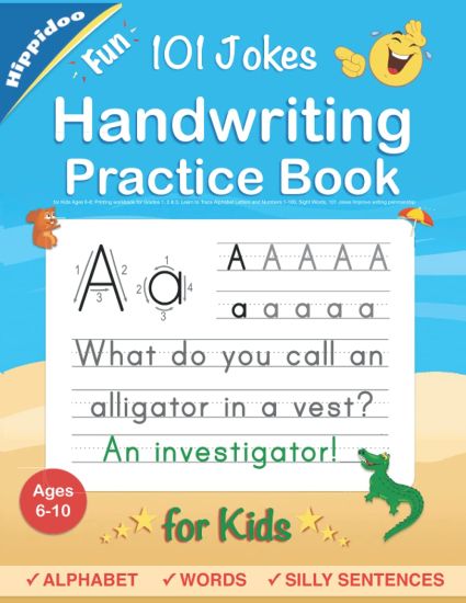 Handwriting Practice Book for Kids Ages 6-8