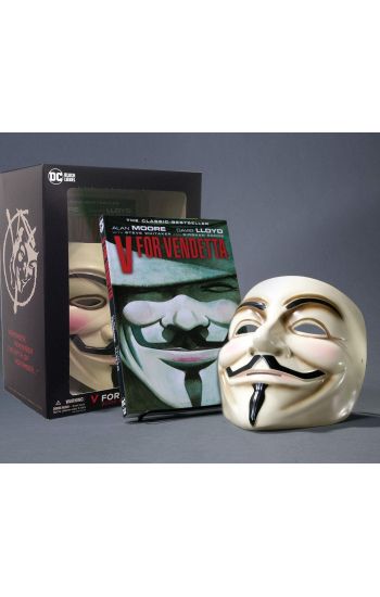 V for Vendetta Book and Mask Set