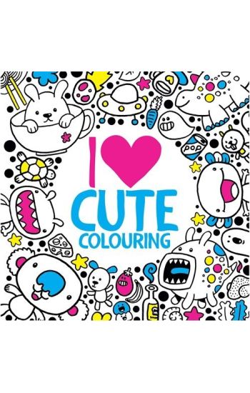 I Heart Cute Colouring