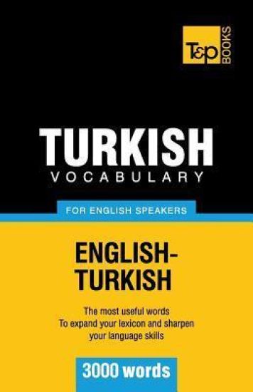 Turkish Vocabulary for English Speakers - 3000 words