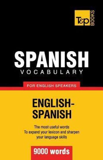 Spanish vocabulary for English speakers - 9000 words