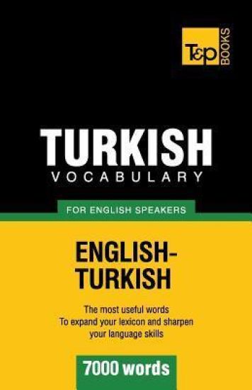Turkish vocabulary for English speakers - 7000 words