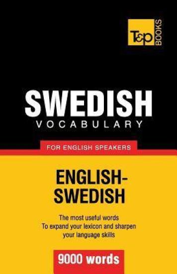 Swedish vocabulary for English speakers - 9000 words
