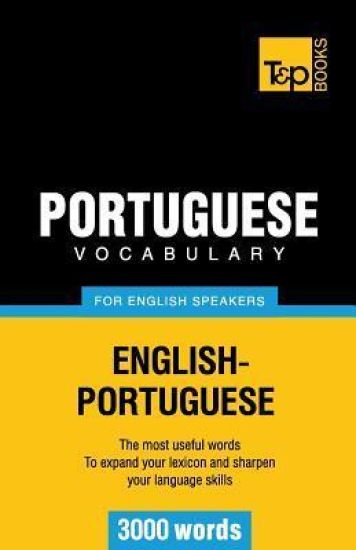 Portuguese vocabulary for English speakers - 3000 words