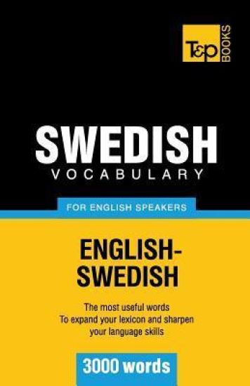 Swedish vocabulary for English speakers - 3000 words