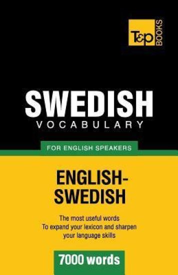 Swedish vocabulary for English speakers - 7000 words