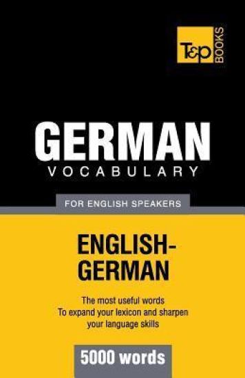 German vocabulary for English speakers - 5000 words