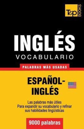 Vocabulario español-inglés americano - 9000 palabras más usadas