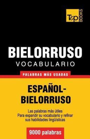 Vocabulario español-bielorruso - 9000 palabras más usadas